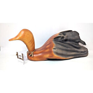 NEW Fence Post Decoy Duck Large Wild Wings Rare Authentic fast shipping Display